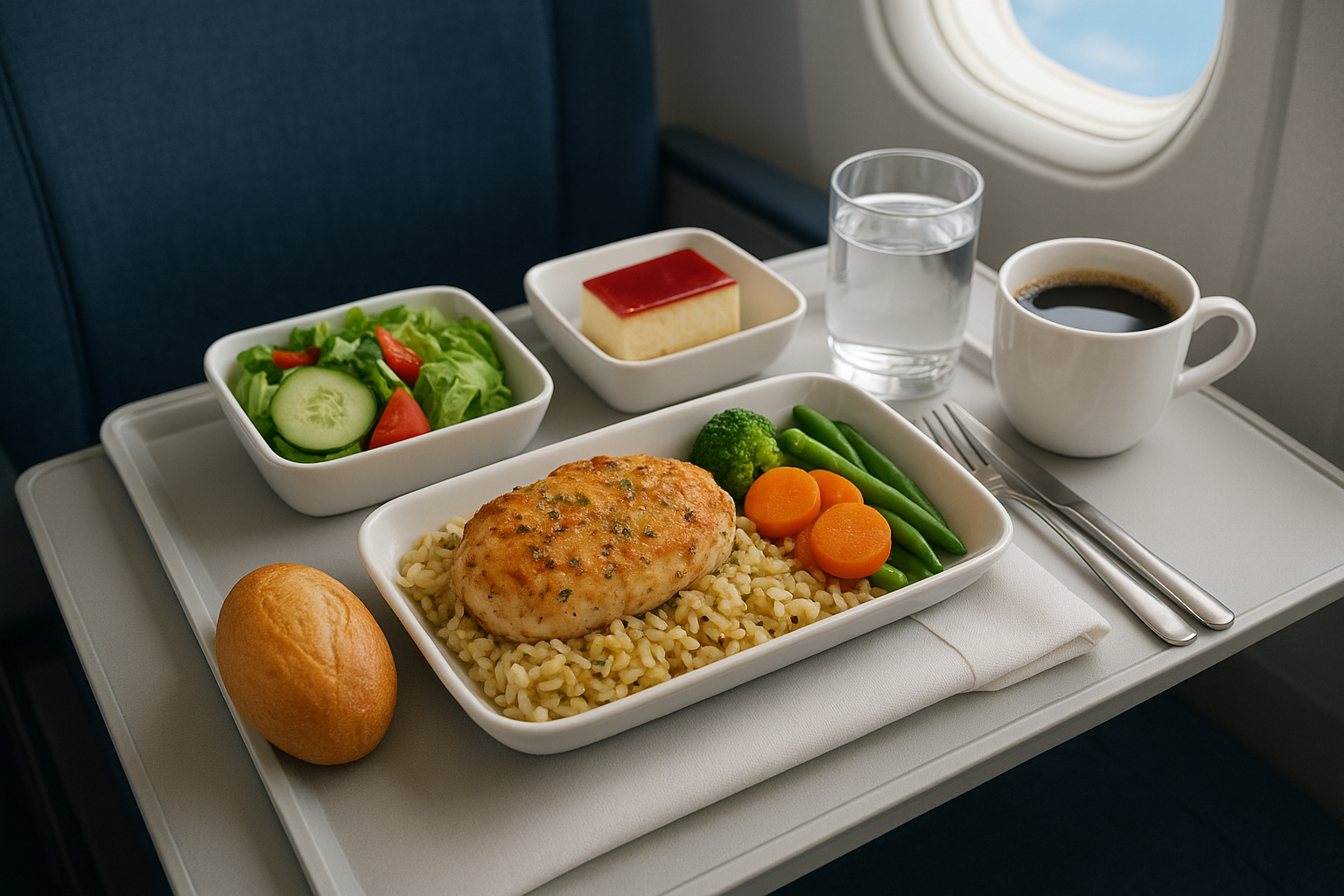 In-flight meal